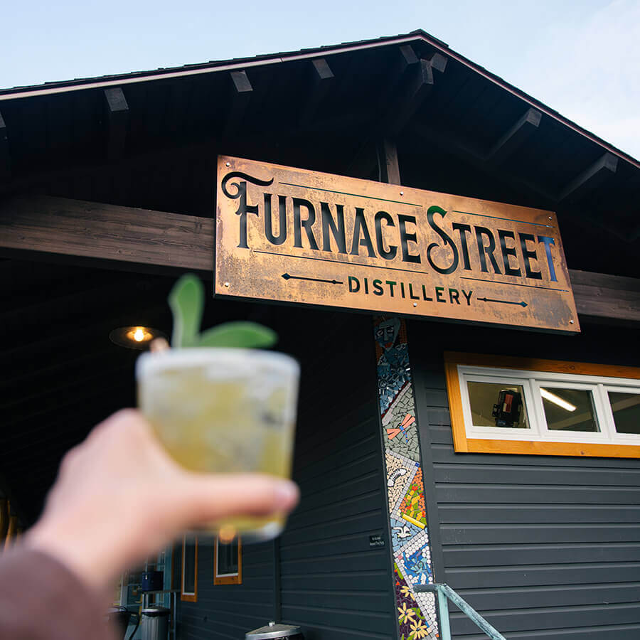 Furnace Street Distillery exterior sign